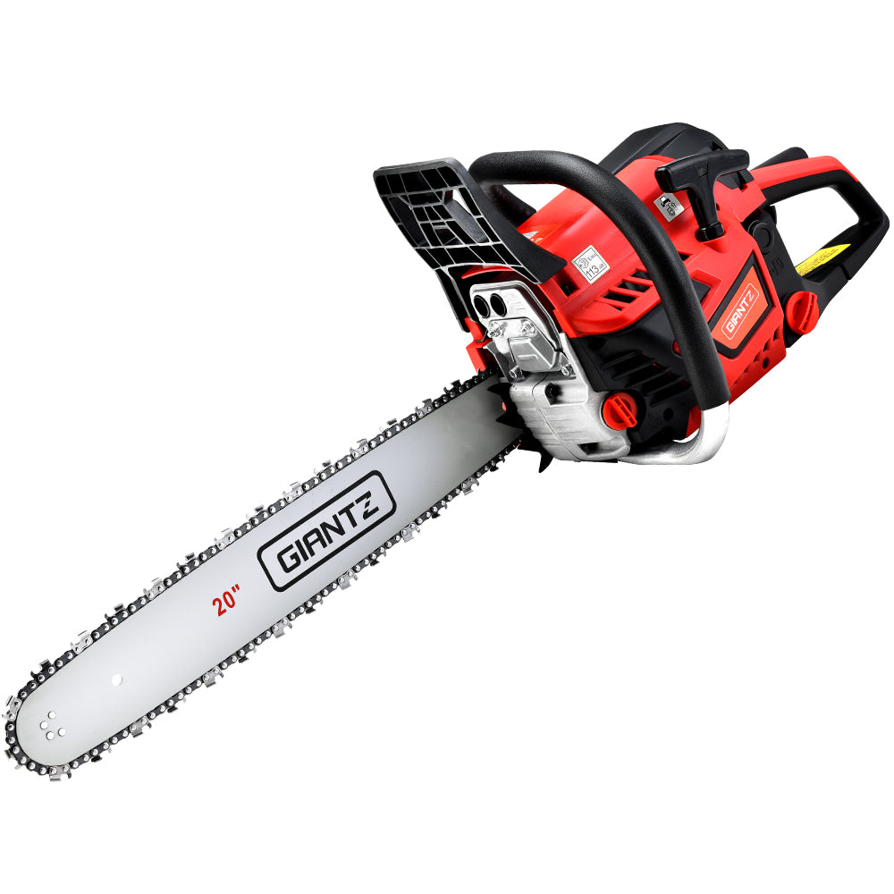 Giantz Chainsaw Petrol 52CC 20" Bar Commercial E-Start Pruning Chain Saw,Giantz Chainsaw Petrol 52CC 20" Bar Commercial E-Start Pruning Chain Saw 4.0HP