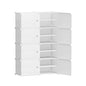 Artiss Shoe Box DIY Set of 8 Storage Cube Stackable White