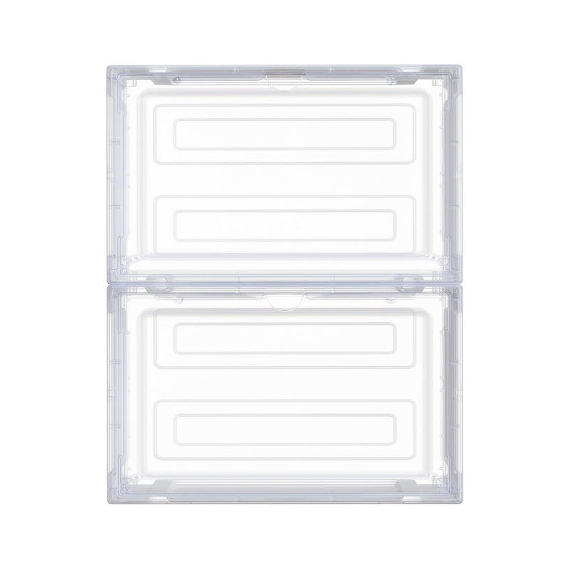 Artiss Shoe Box Rack DIY Set of 2 Stackable Magnetic Door