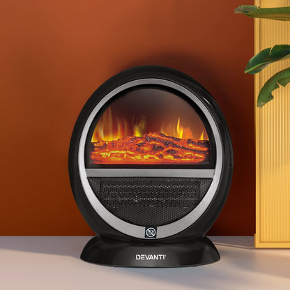 Devanti Electric Fireplace Fire Heaters 1500W