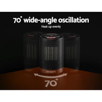 Devanti Electric Fan Heater 1200W