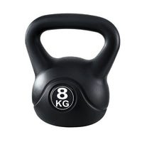 Everfit 8kg Kettlebell Set Weight Lifting Bench Dumbbells Kettle Bell Gym Home
