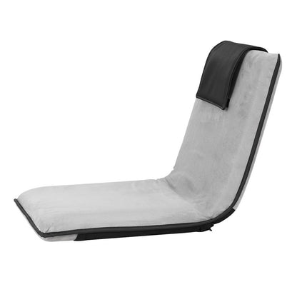 Artiss Floor Lounge Sofa Bed Couch Recliner Chair Folding Chair Cushion Grey