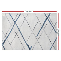 Artiss Rug 200x290cm Area Rug Washable Mat Large Carpet Soft Short Pile Jaca