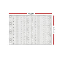 Artiss Rug 120x160cm Area Rug Washable Mat Large Carpet Soft Short Pile Una