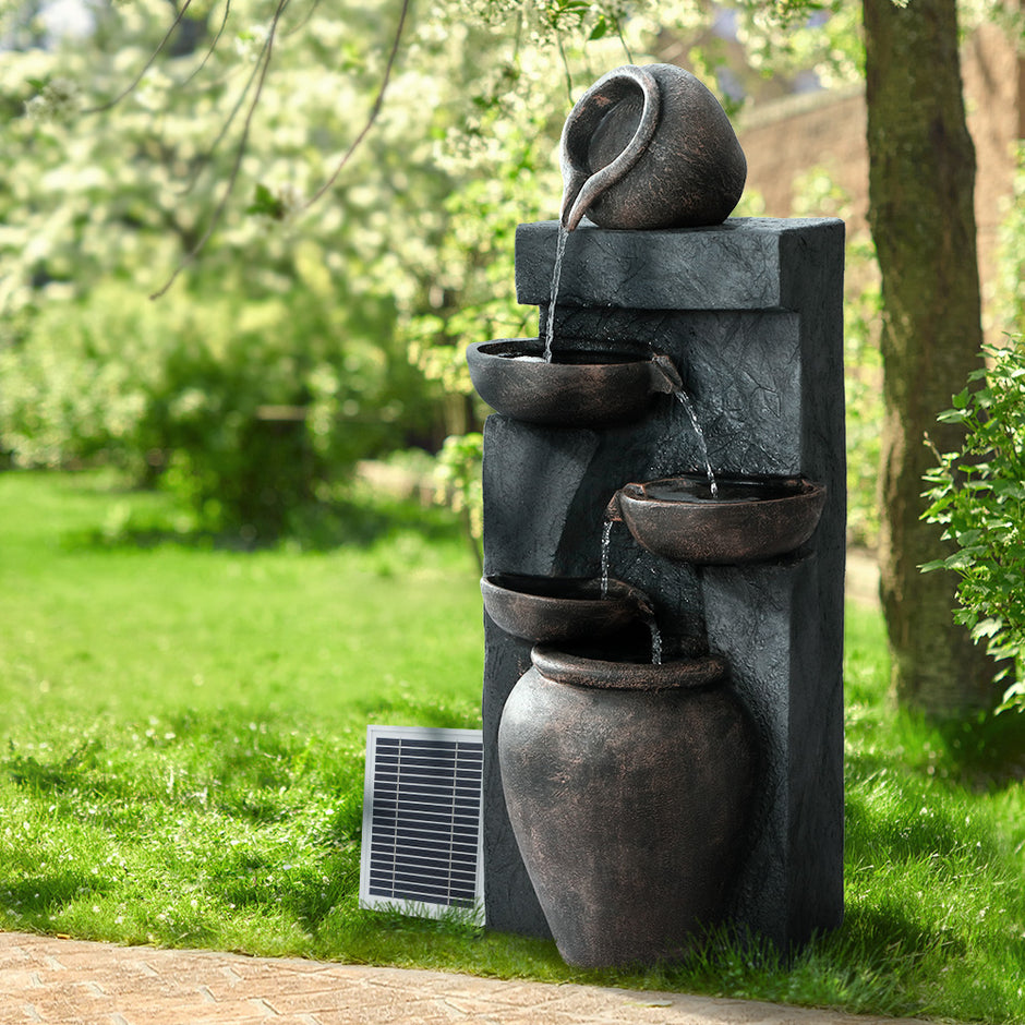Solar Water Features & Fountains for Australian Gardens - Vinbiru