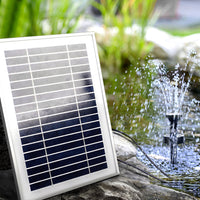 Gardeon Solar Pond Pump Submersible Water Fountain with Battery Kit LED Lights 4.3FT