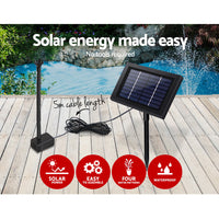 Gardeon Solar Pond Pump Submersible Water Fountain Kit 4FT