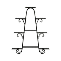 Artiss Plant Stand 9 Tier Metal Flower Pot Shelf Black
