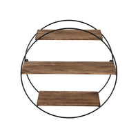 Artiss Floating Wall Shelf Round 3-Tier