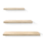 Artiss Floating Wall Shelf Set of 3 Oak