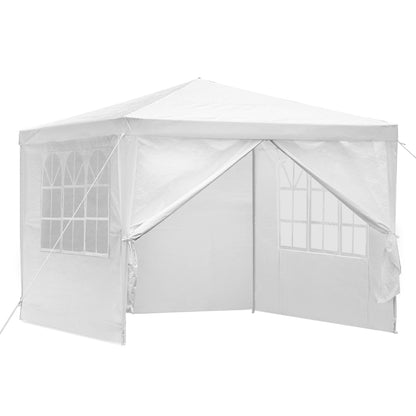 Instahut Gazebo 3x3m Marquee Wedding Party Tent Outdoor Camping Side Wall Canopy Window Panel White