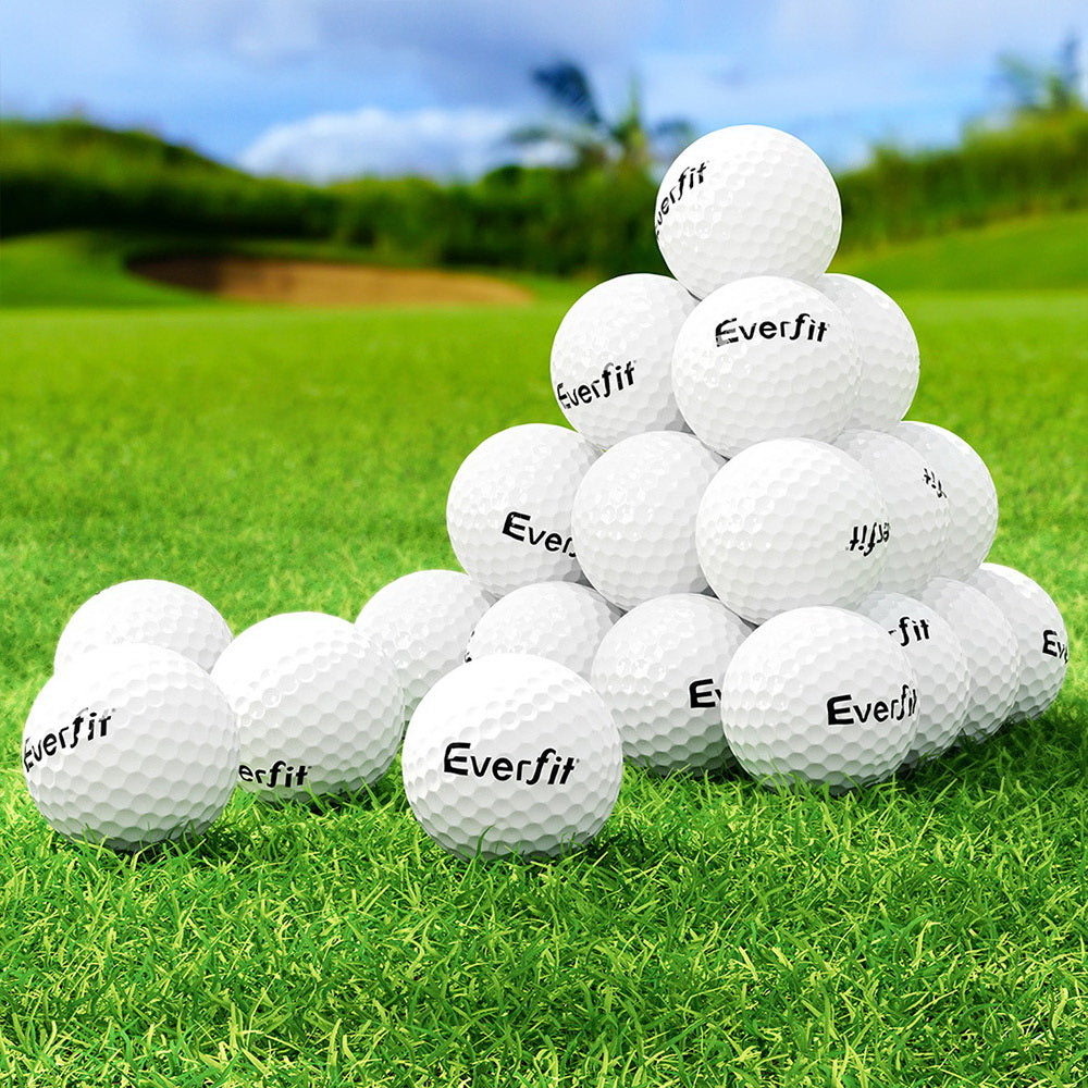 Everfit 24pcs Golf Ball Set Reusable Distance Golf Balls Practice Training