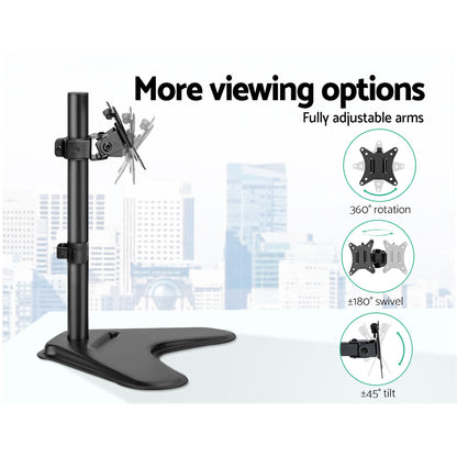 Artiss Monitor Arm Stand Single Black