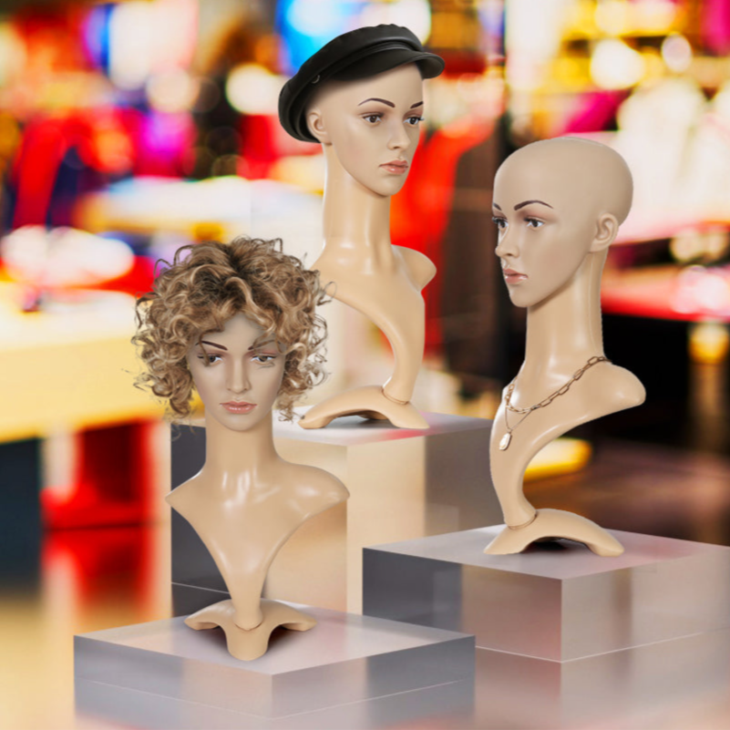 Embellir Female Mannequin Head Dummy Model Display Shop Stand Professional Use