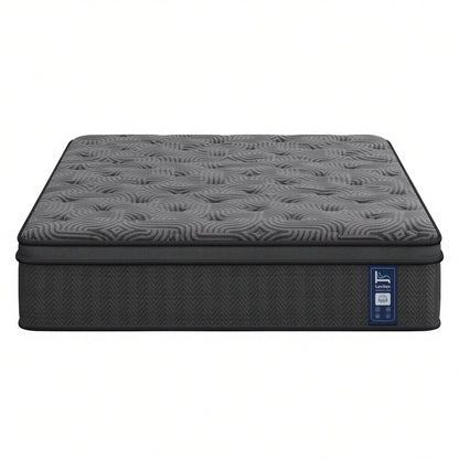 Levitex 34 cm Pocket Spring Mattress with Reinforced Edge Support & 5-Zone Pressure Relief Breathable Gel Memory Foam Hybrid Mattress for Back Pain king