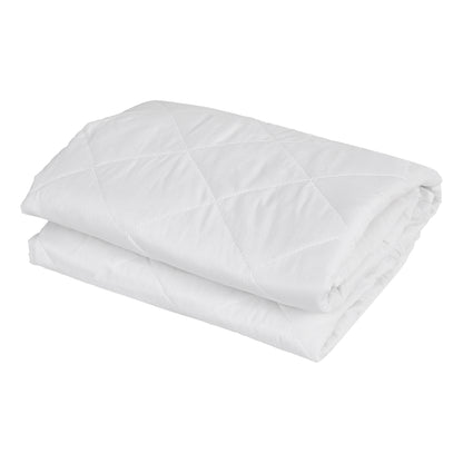 Giselle Waterproof Mattress Protector 100% Cotton Quilted Fitted Cover King Single