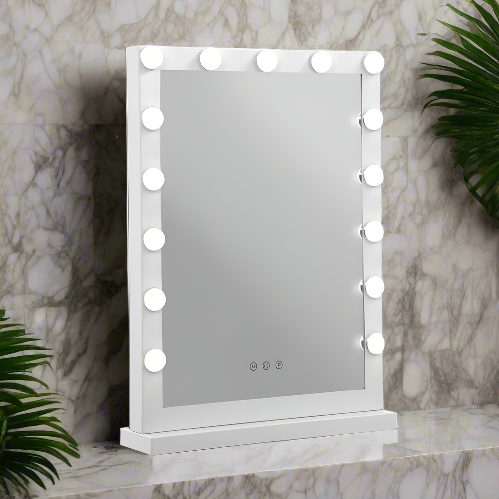 Embellir Makeup Mirror Hollywood with Light Frame Vanity Dimmable Wall 15 LED