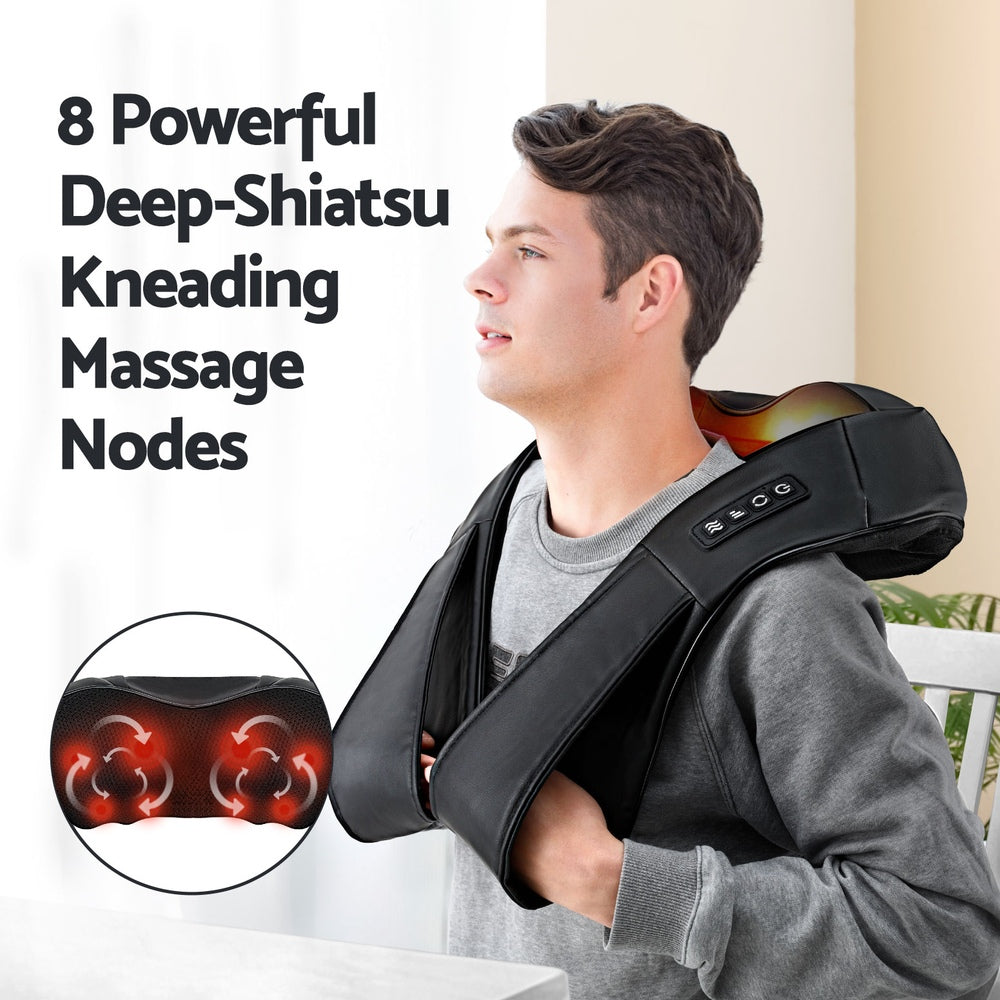 Livemor 8 Massage Nodes Neck Massager Heated