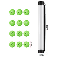 Everfit 12PC Pickleball Collector Set Multi-Ball Retriever Portable Storage Adjustable Strap