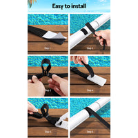 Aquabuddy Pool Cover Roller Straps - 8 Pack Attachment Kit for Swimming Pool Reels