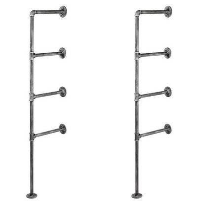 Artiss Floating DIY Pipe Shelf Metal Brackets Set of 2