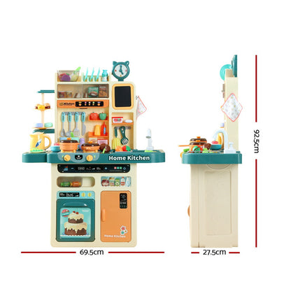 Keezi Kids Kitchen Pretend Play Set Cooking Sound Steam Light Function