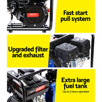 Giantz Petrol Water Pump 3" High Flow Transfer Fire Fighting Irrigation