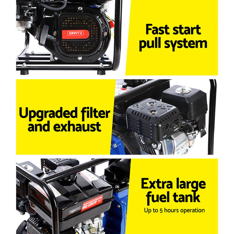 Giantz Petrol Water Pump 3" High Flow Transfer Fire Fighting Irrigation