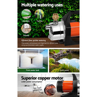 Giantz Garden Water Pump High Pressure 1500W Max. Tank Rain Farm Irrigation House