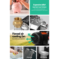 Giantz Garden Water Pump High Pressure 1500W Max. Tank Rain Farm Irrigation House