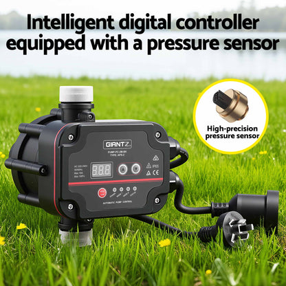 Giantz Garden Water Pump Auto Controller Tank Rain Farm Irrigation 1500W Max.