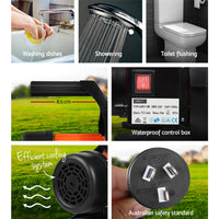 Giantz Garden Water Pump High Pressure 1500W Max. Tank Rain Farm Irrigation House Yellow