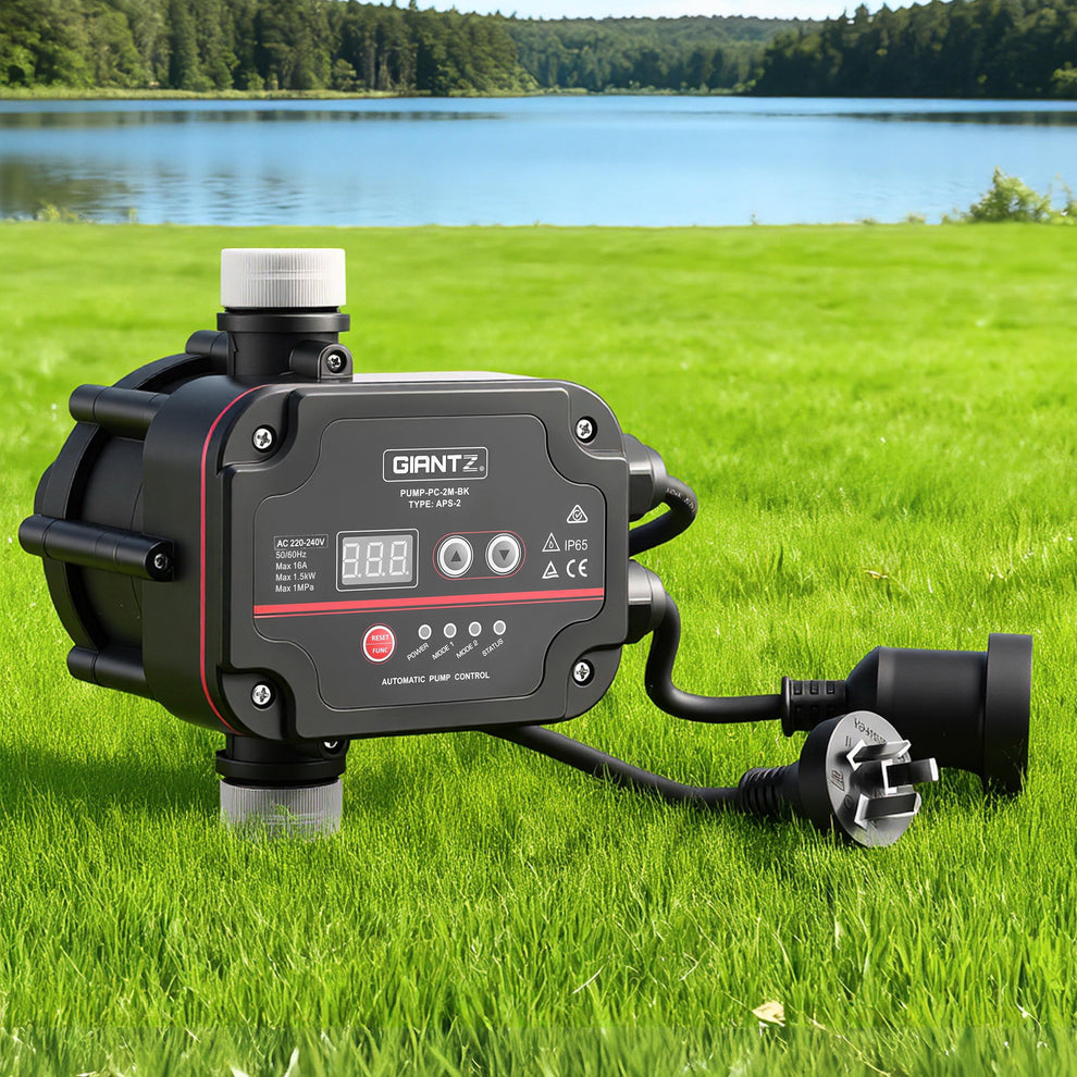 GIANTZ Water Pump Controller 16A 1.5kW Auto Pressure Switch 10Bar IP65 ...