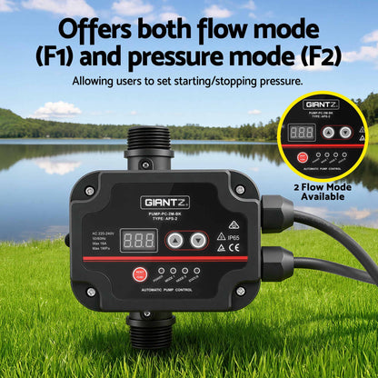 Giantz Peripheral Water Pump Auto Controller Booster Garden Irrigation 0.5HP