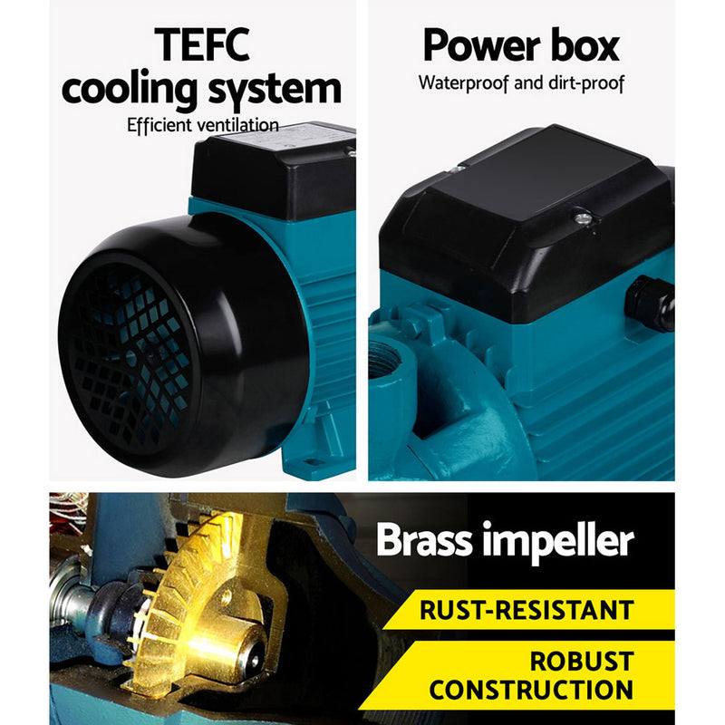 Giantz Peripheral Water Pump Garden Boiler Car Wash Auto Irrigation House QB80