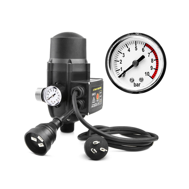 Giantz Garden Water Pump High Pressure 2000W Max 4-Stage Tank Irrigation Transfer Booster Pump Black