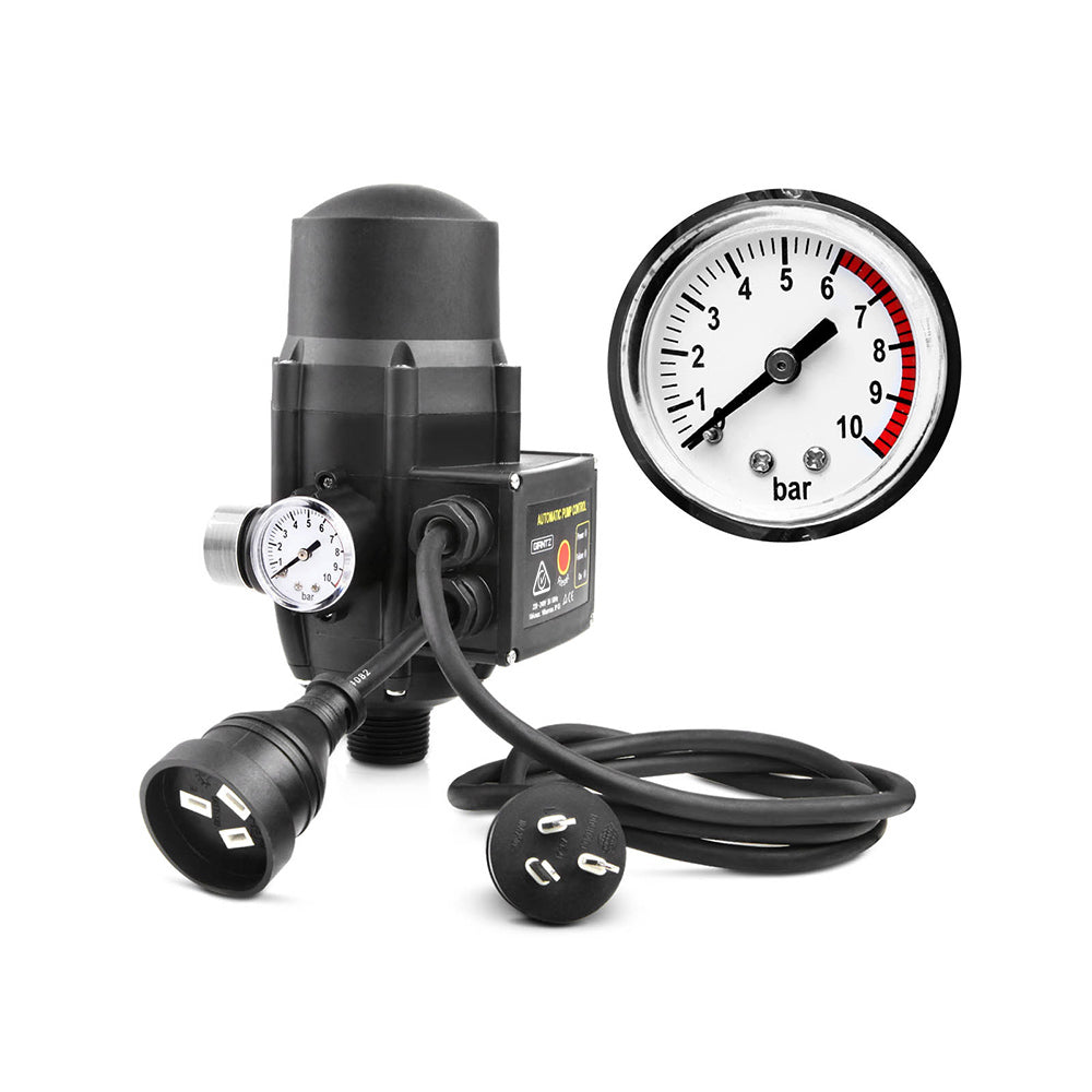 Giantz Garden Water Pump High Pressure 2500W Max 5-Stage Tank Irrigation Transfer Booster Pump Black