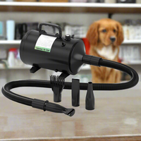 i.Pet Pet Hair Dryer Dog Cat Grooming Speed Blower Hairdryer Heater Low Noise
