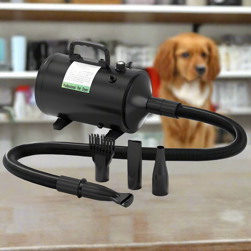 i.Pet Pet Hair Dryer Dog Cat Grooming Speed Blower Hairdryer Heater Low Noise