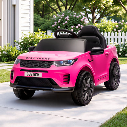 Land Rover Ride On Car Kids SUV 12V Kids Electric Car Remote Control Pink