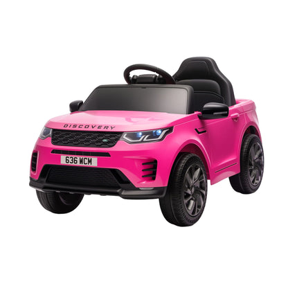 Land Rover Ride On Car Kids SUV 12V Kids Electric Car Remote Control Pink