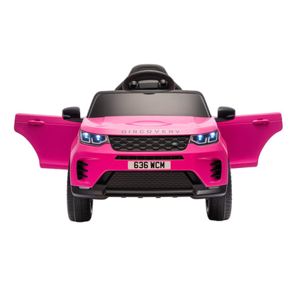 Land Rover Ride On Car Kids SUV 12V Kids Electric Car Remote Control Pink