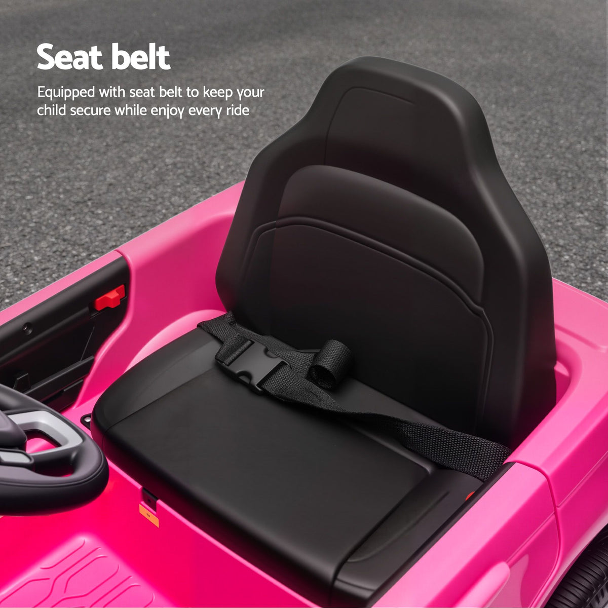 Land Rover Ride On Car Kids SUV 12V Kids Electric Car Remote Control Pink