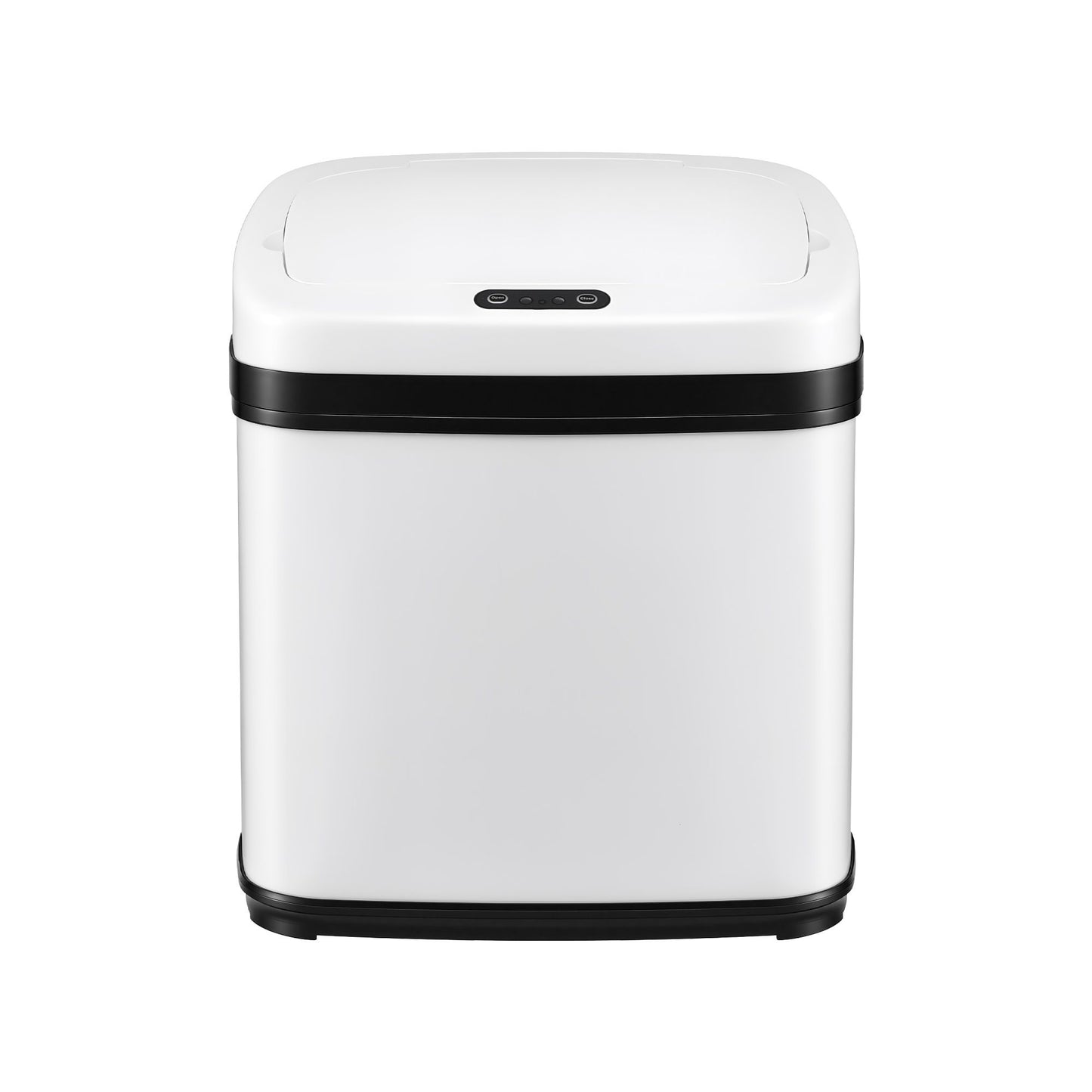 Devanti 15L Motion Sensor Bin Touchless Bins Soft-Close Rubbish Trash Can White