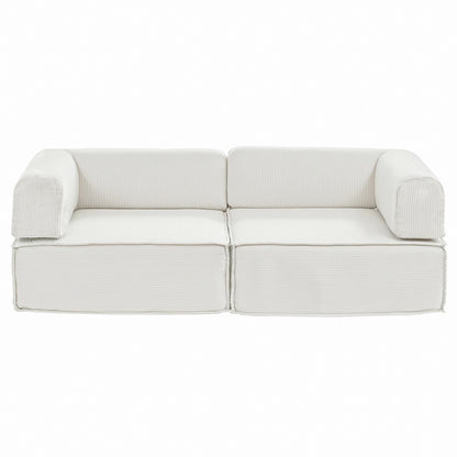 Artiss Convertible Folding Sofa Bed Beign