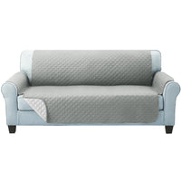 Artiss Sofa Cover Couch Covers 3 Seater Quilted Grey