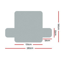 Artiss Sofa Cover Couch Covers 3 Seater 100% Water Resistant Grey