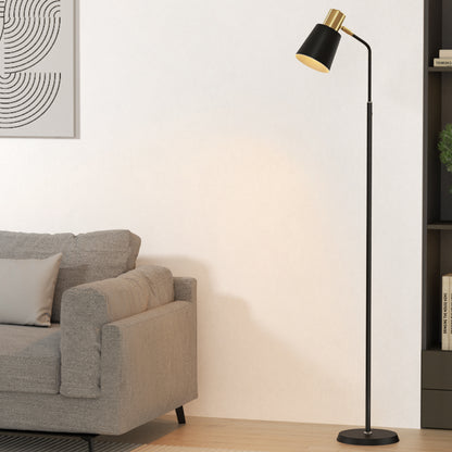 Artiss Floor Lamp LED Light Stand Modern Home Living Room Office Reading Black