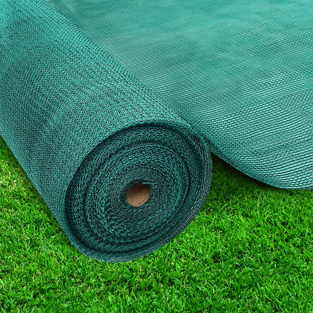 Instahut 50% Shade Cloth 3.66x10m Shadecloth Wide Heavy Duty Green